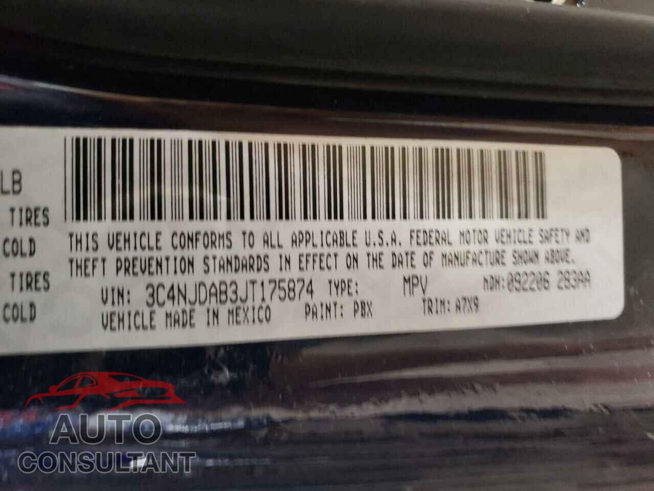JEEP COMPASS 2018 - 3C4NJDAB3JT175874