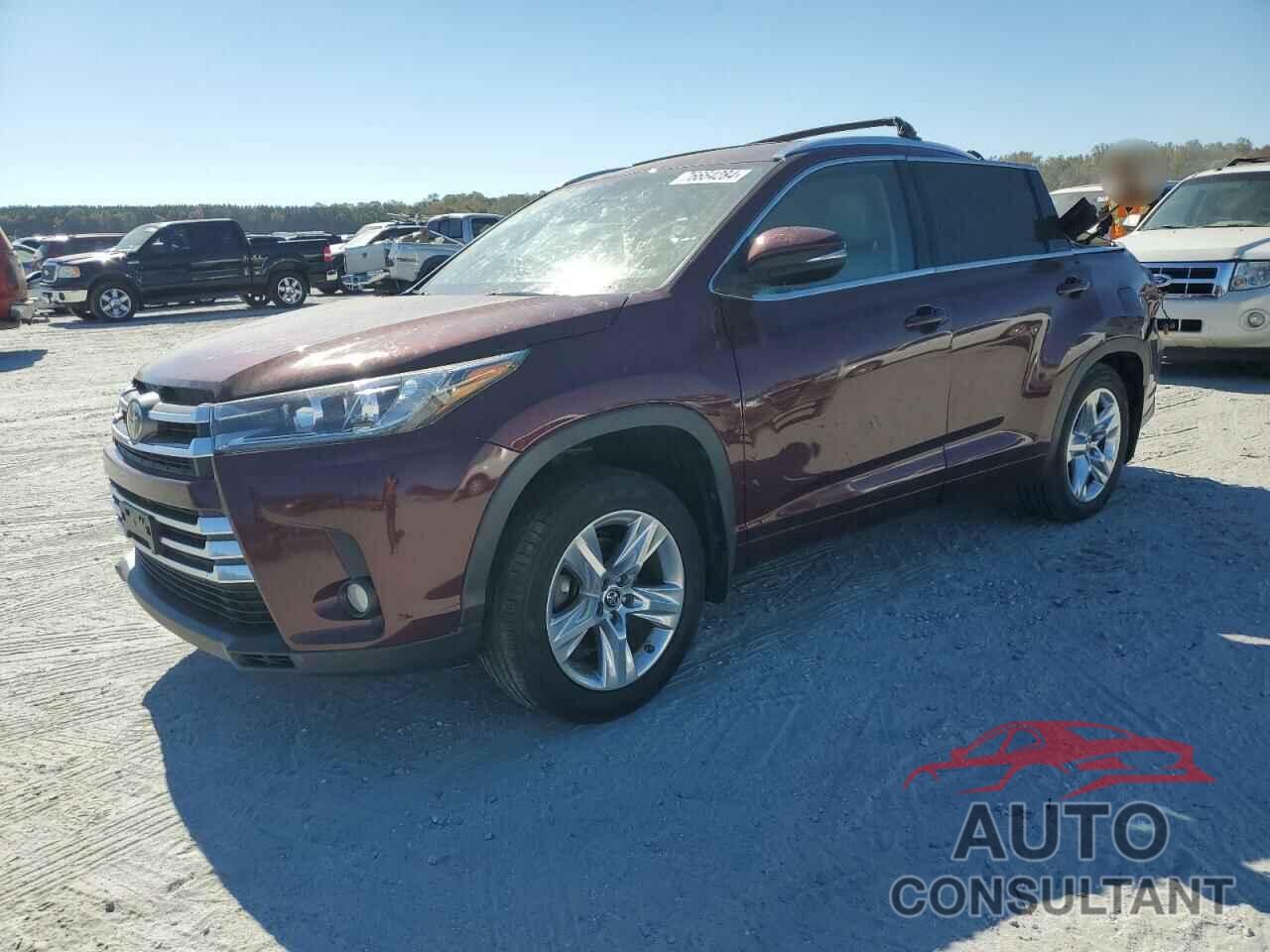 TOYOTA HIGHLANDER 2017 - 5TDDZRFH1HS385358