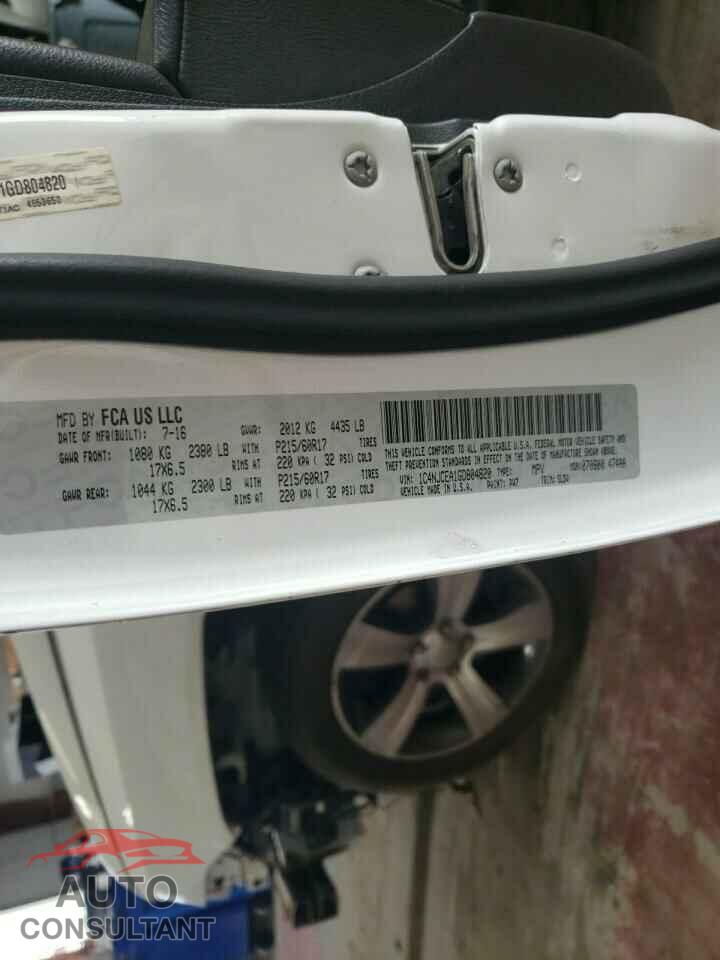 JEEP COMPASS 2016 - 1C4NJCEA1GD804820