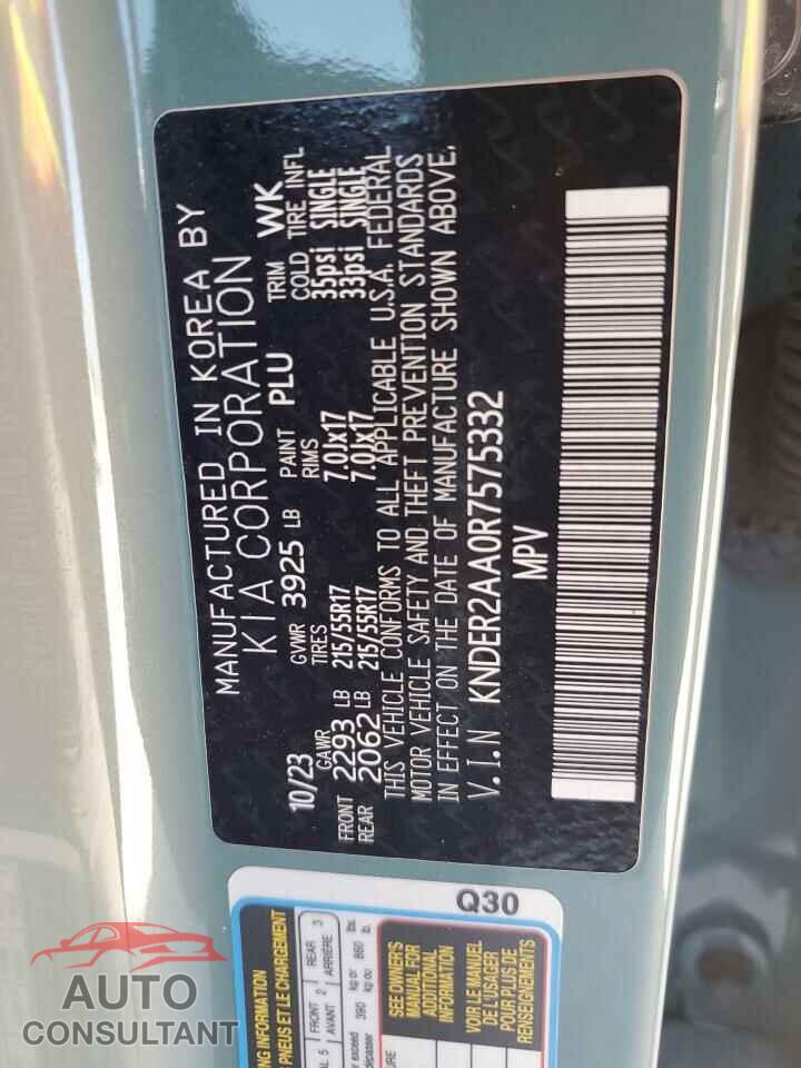 KIA SELTOS 2024 - KNDER2AA0R7575332