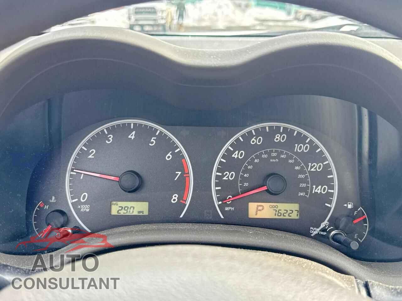 TOYOTA COROLLA 2010 - 2T1BU4EE5AC301086