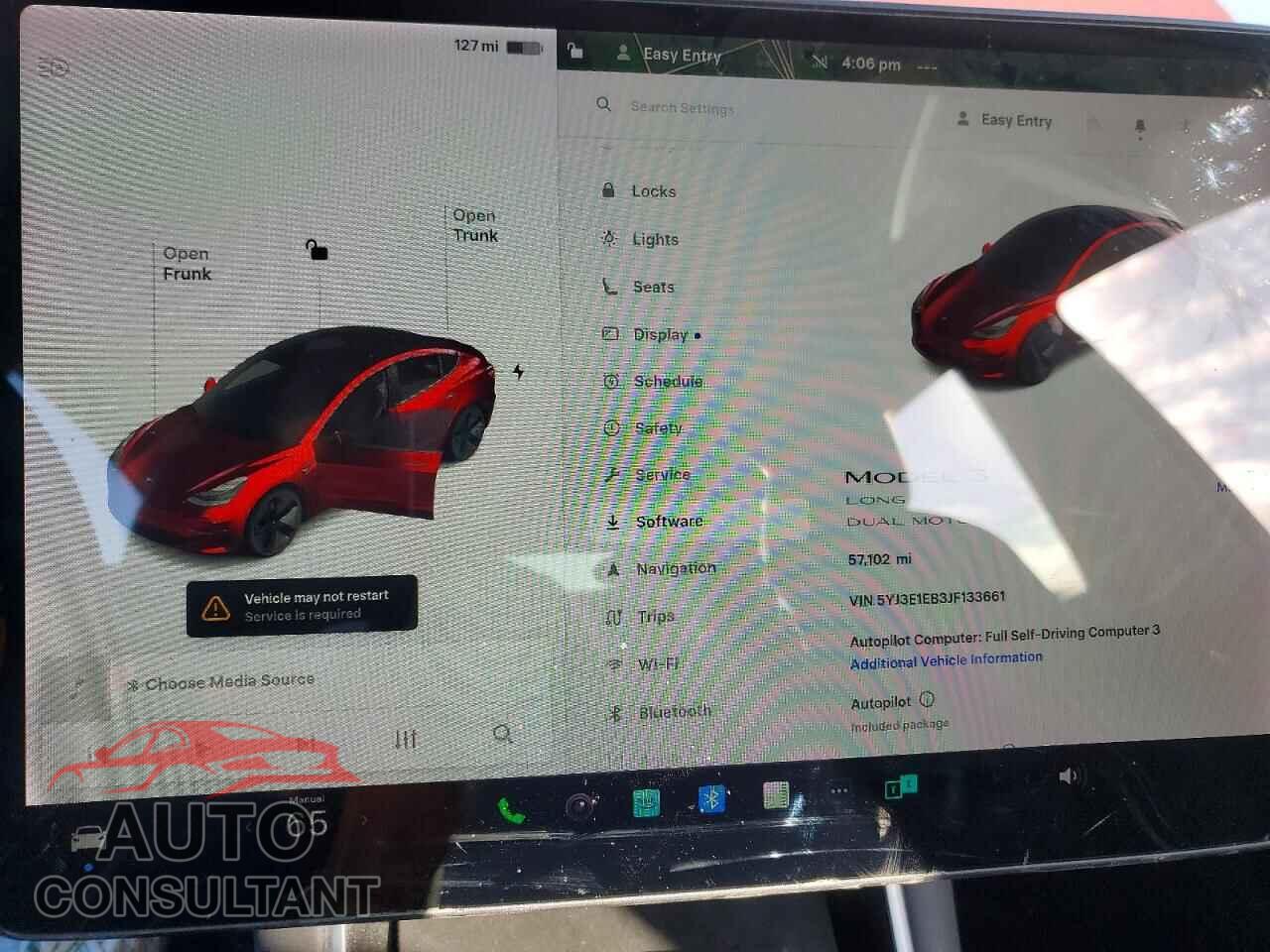 TESLA MODEL 3 2018 - 5YJ3E1EB3JF133661