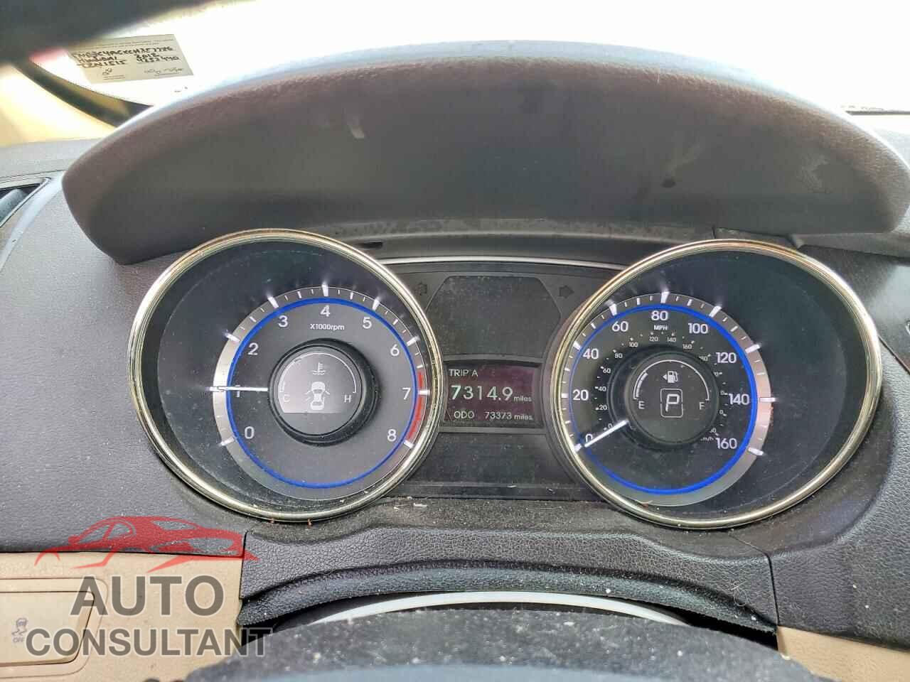 HYUNDAI SONATA 2012 - 5NPEC4ACXCH357786