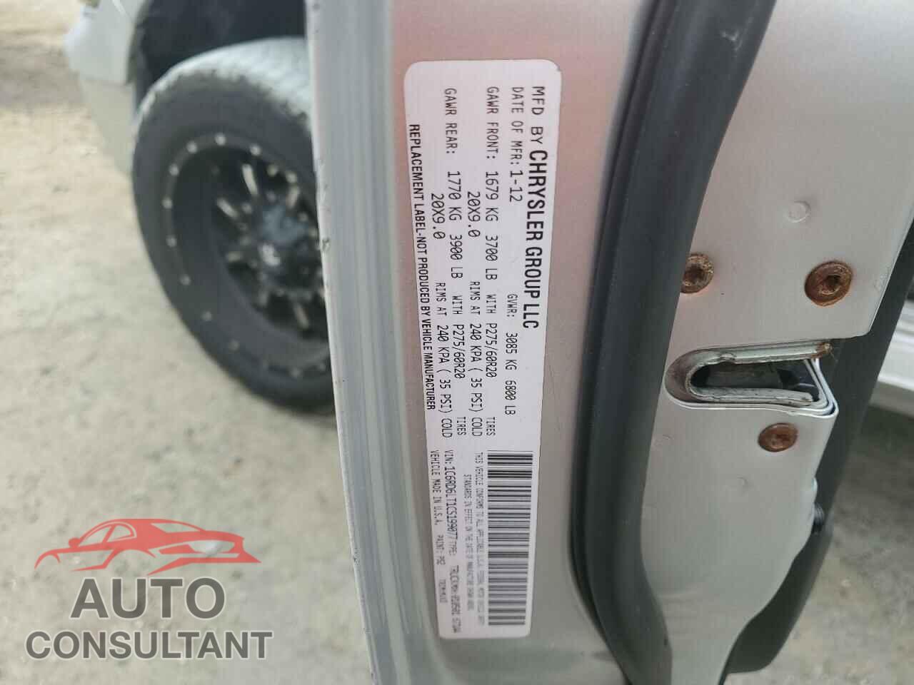 DODGE RAM 1500 2012 - 1C6RD6LT1CS199077