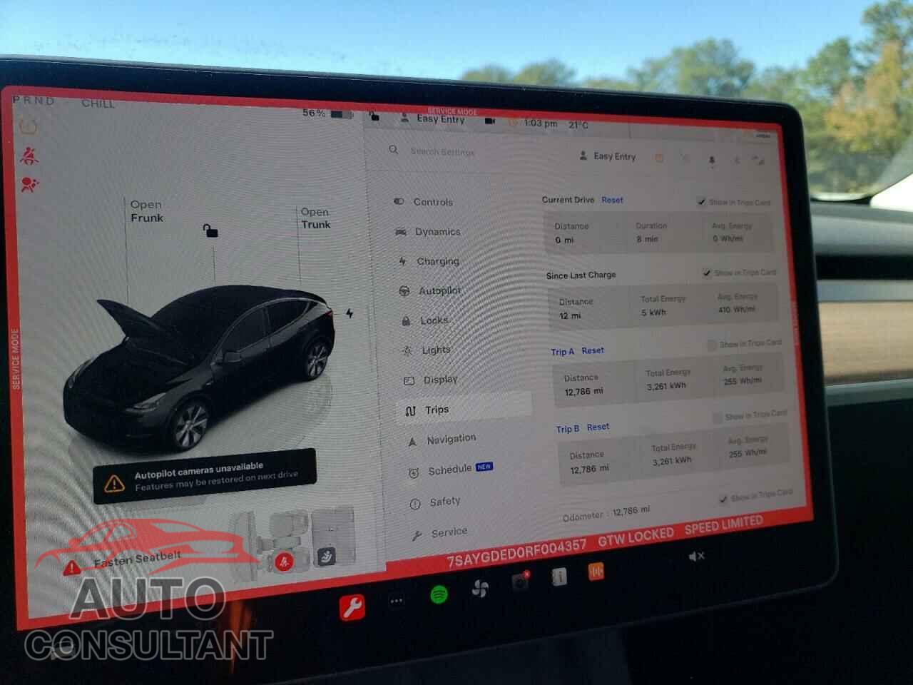 TESLA MODEL Y 2024 - 7SAYGDED0RF004357