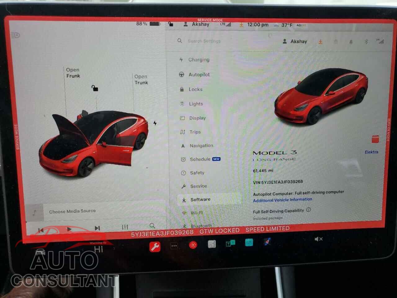 TESLA MODEL 3 2018 - 5YJ3E1EA3JF039268