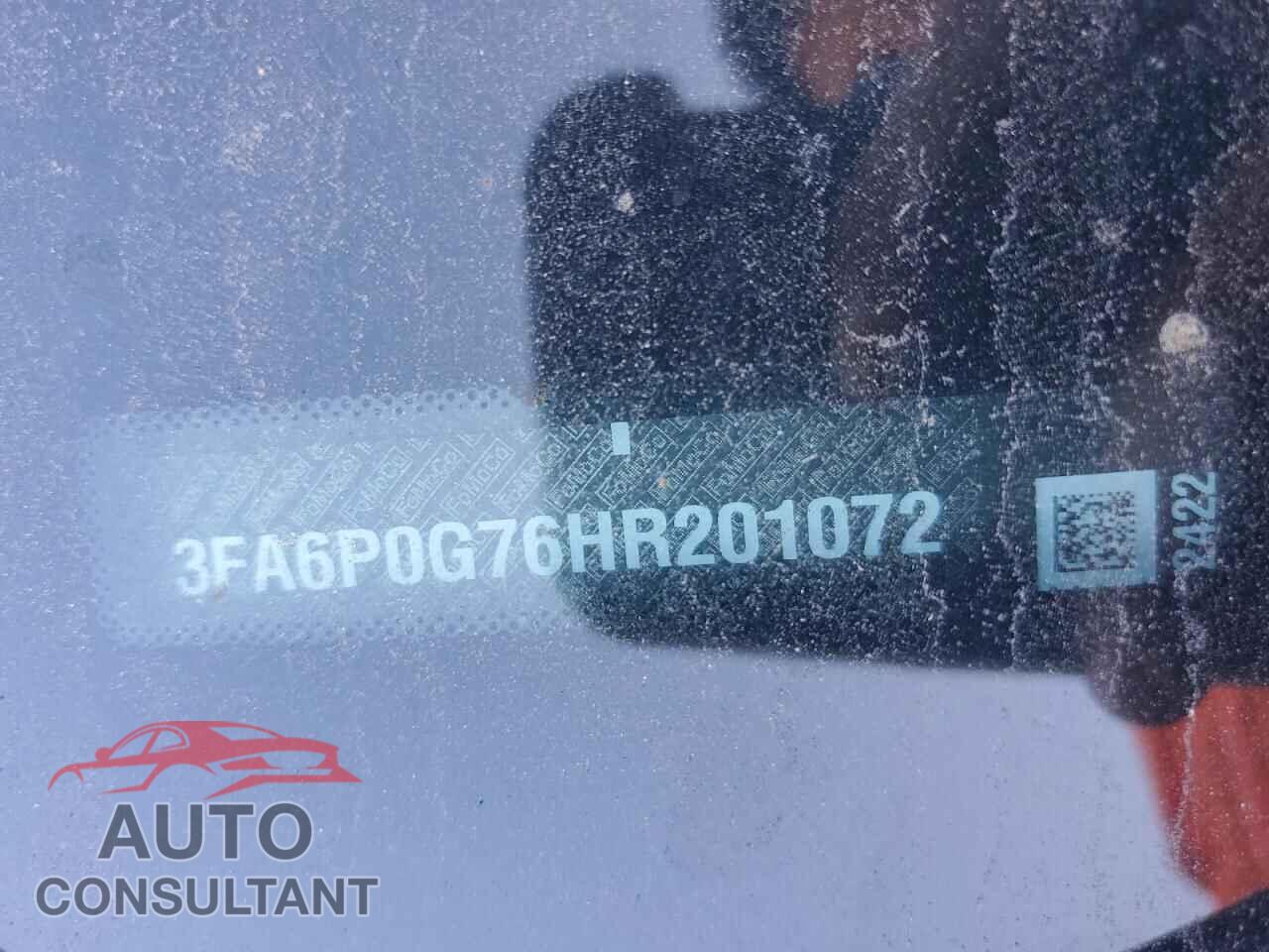 FORD FUSION 2017 - 3FA6P0G76HR201072