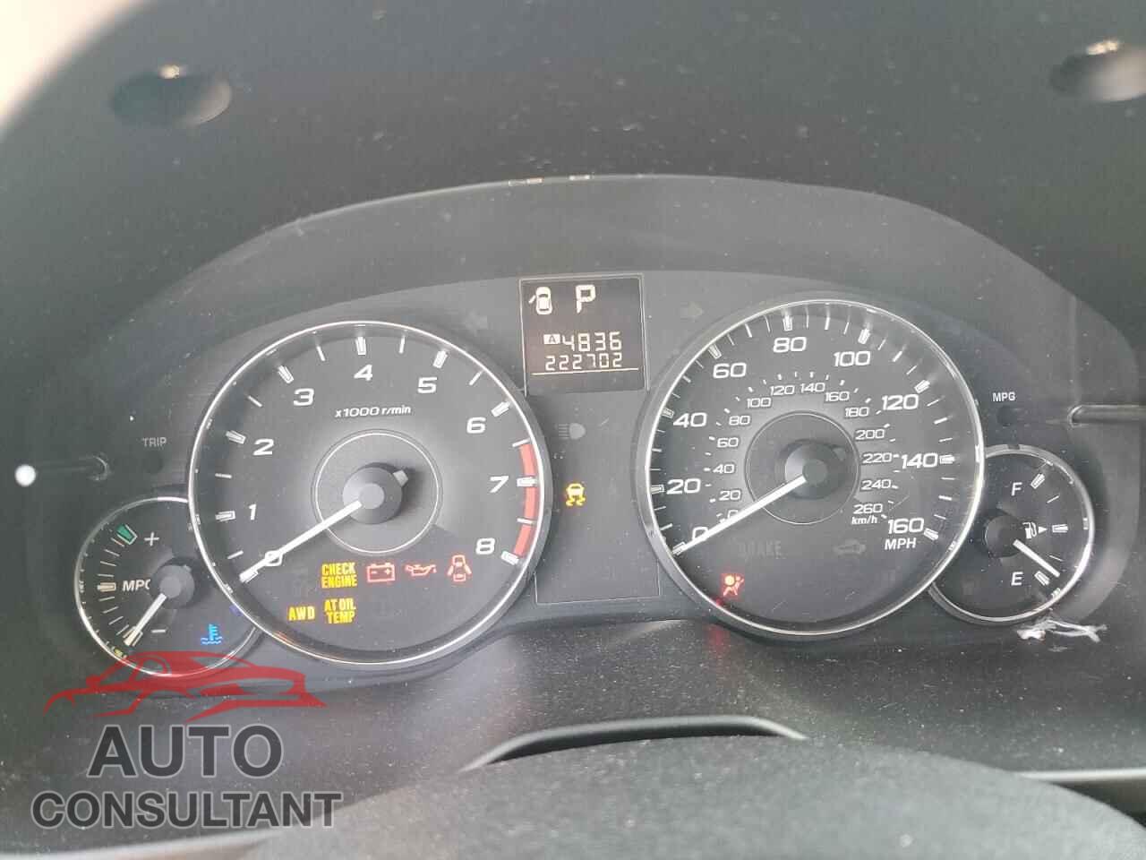 SUBARU OUTBACK 2011 - 4S4BRDLC9B2445349