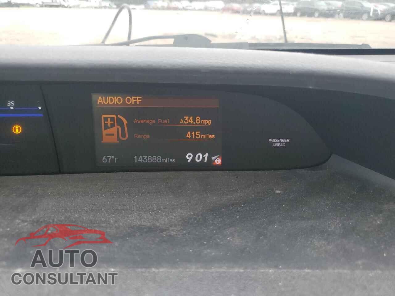 HONDA CIVIC 2013 - 19XFB2F83DE091193