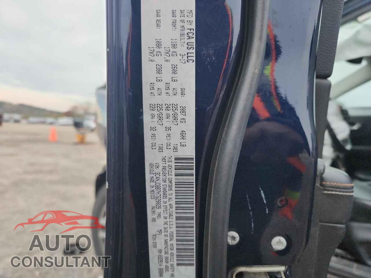 JEEP COMPASS 2017 - 3C4NJDBB7HT628029