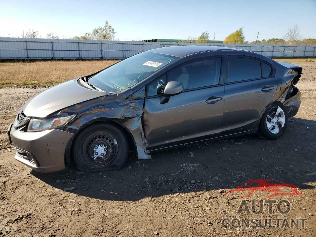HONDA CIVIC 2013 - 2HGFB2F57DH597346