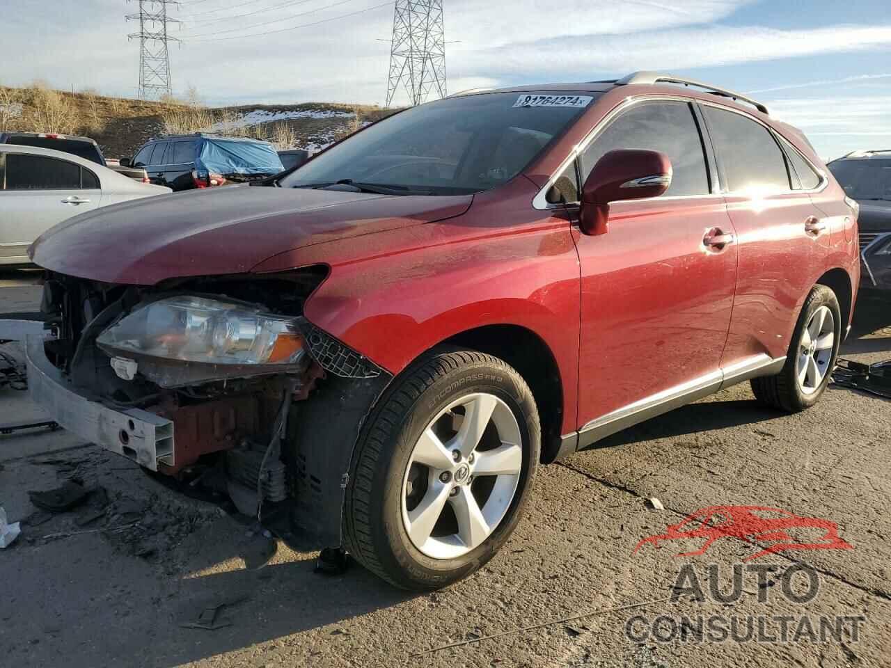 LEXUS RX350 2010 - 2T2BK1BA4AC070005