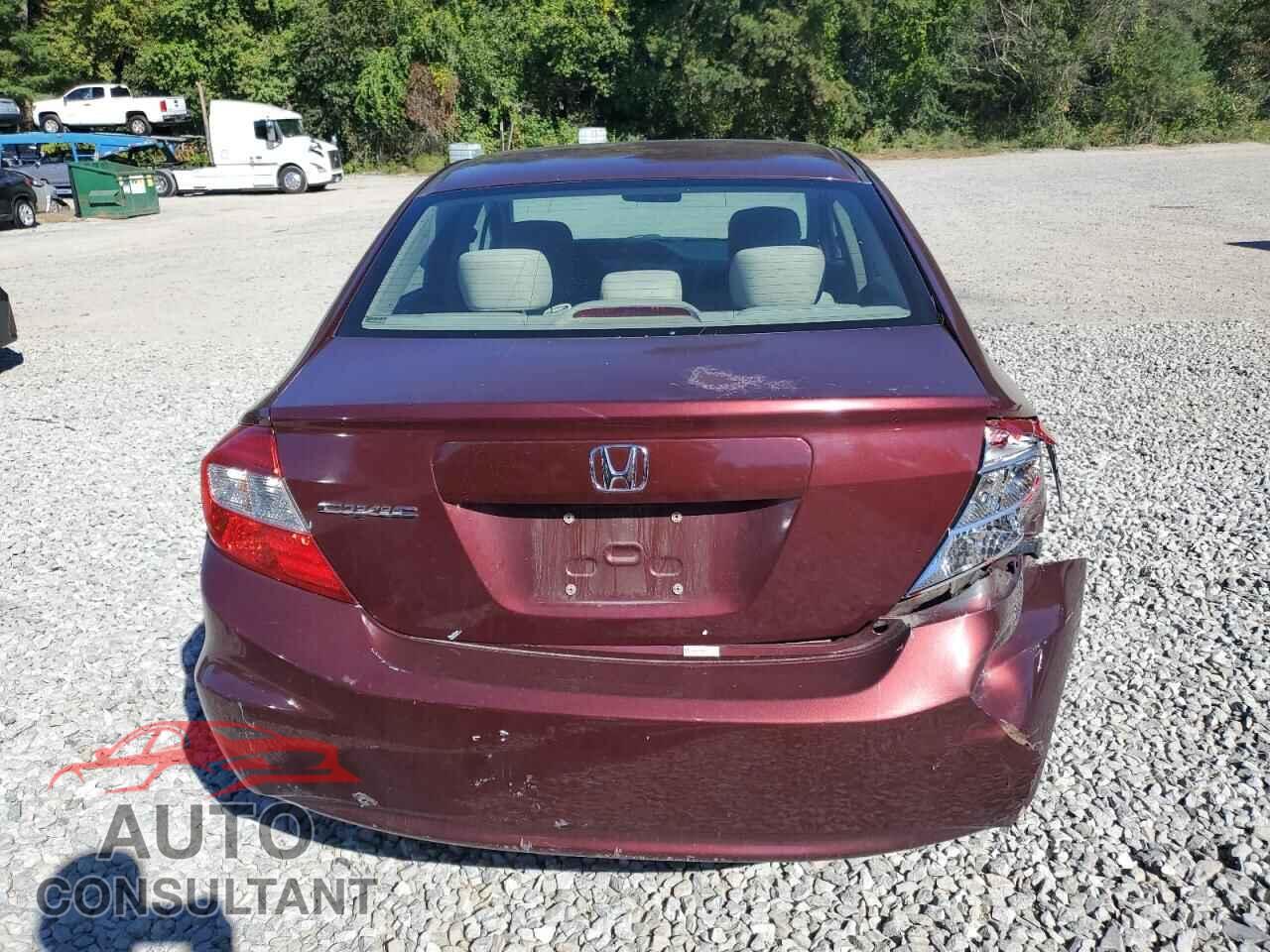 HONDA CIVIC 2012 - 2HGFB2F56CH544121