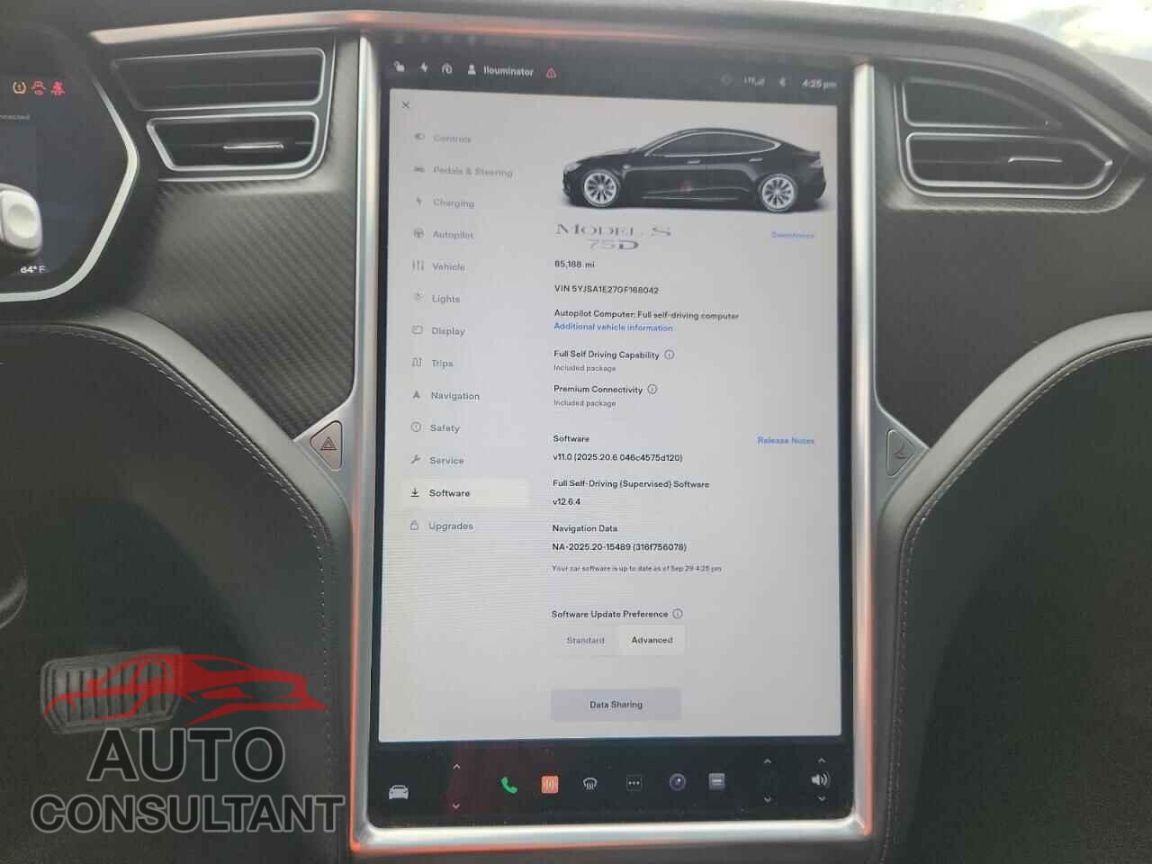 TESLA MODEL S 2016 - 5YJSA1E27GF168042