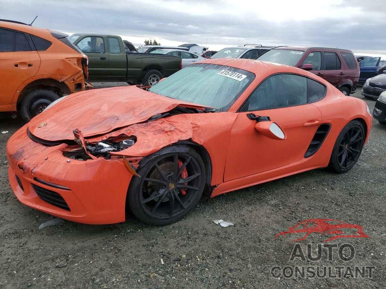 PORSCHE CAYMAN 2017 - WP0AB2A82HS285475