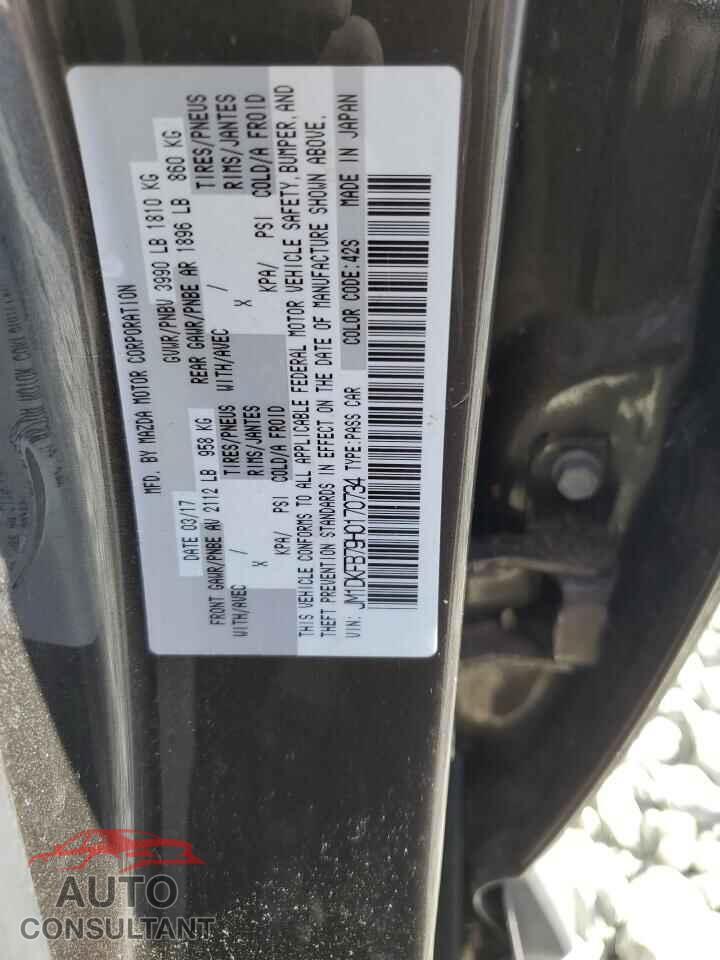 MAZDA CX-3 2017 - JM1DKFB79H0170734