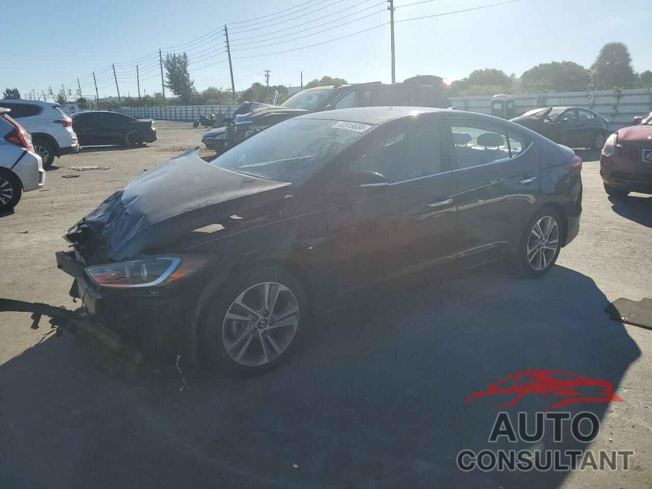 HYUNDAI ELANTRA 2017 - KMHD84LF1HU280190