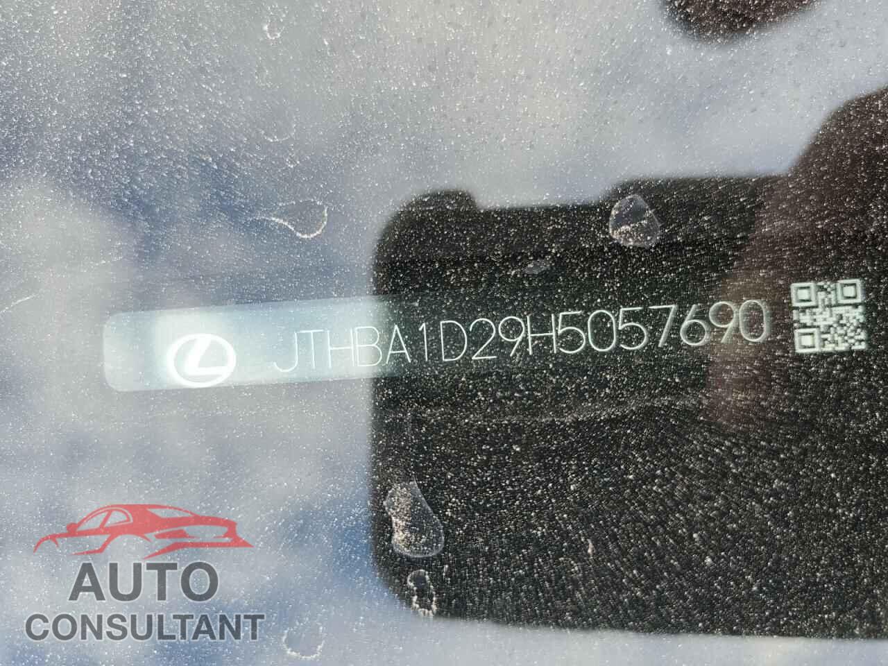 LEXUS IS 2017 - JTHBA1D29H5057690