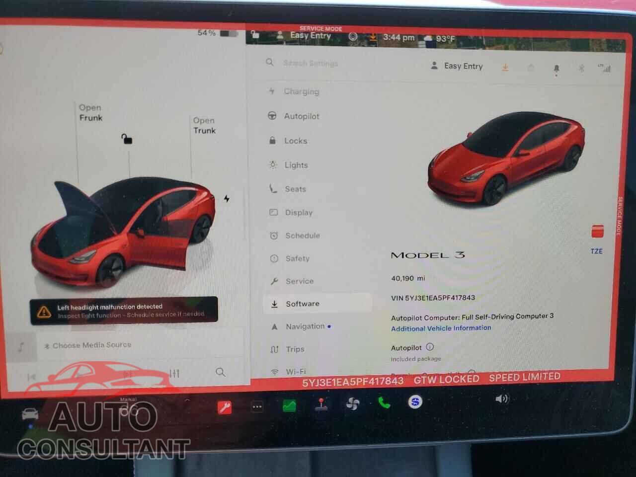 TESLA MODEL 3 2023 - 5YJ3E1EA5PF417843