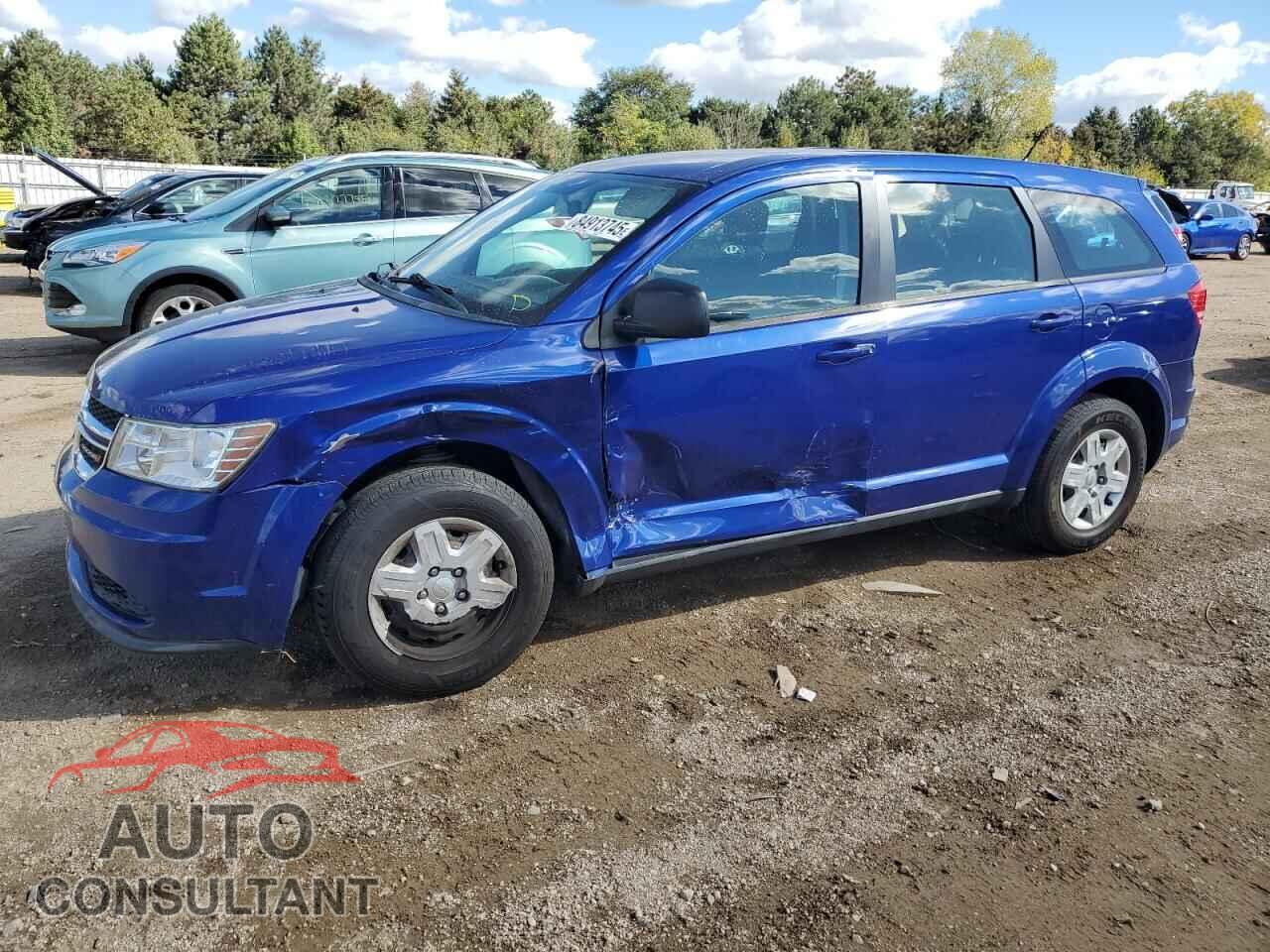 DODGE JOURNEY 2012 - 3C4PDCAB3CT306945