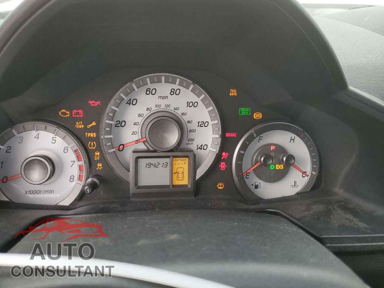 HONDA PILOT 2012 - 5FNYF4H59CB018656