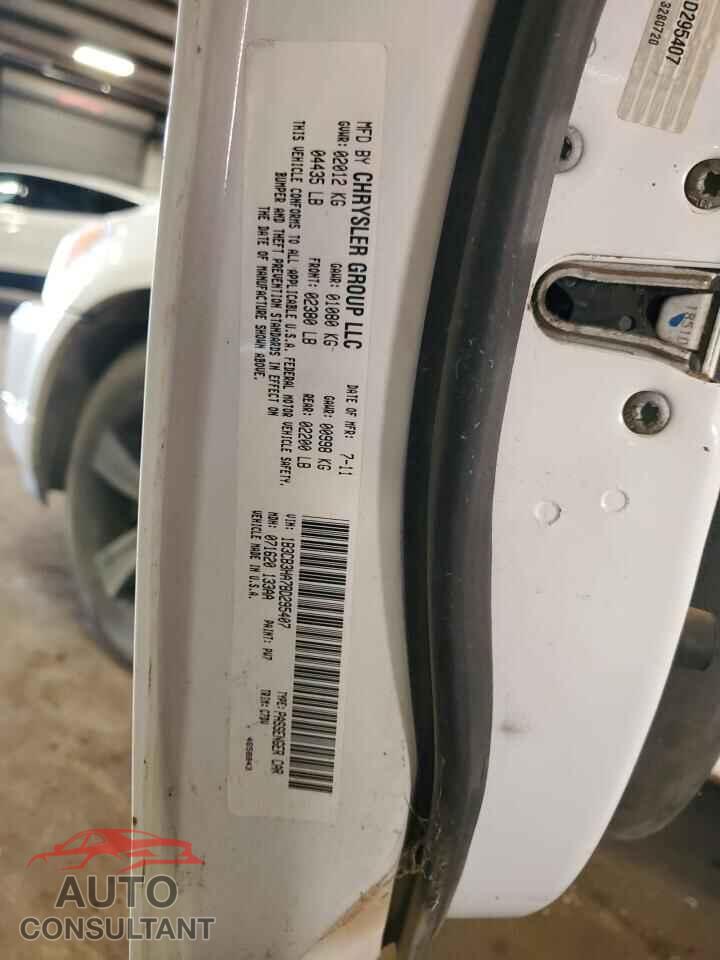 DODGE CALIBER 2011 - 1B3CB3HA7BD295407