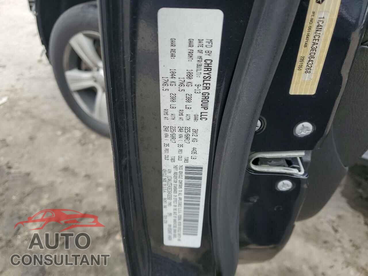 JEEP COMPASS 2014 - 1C4NJCEA3ED643268
