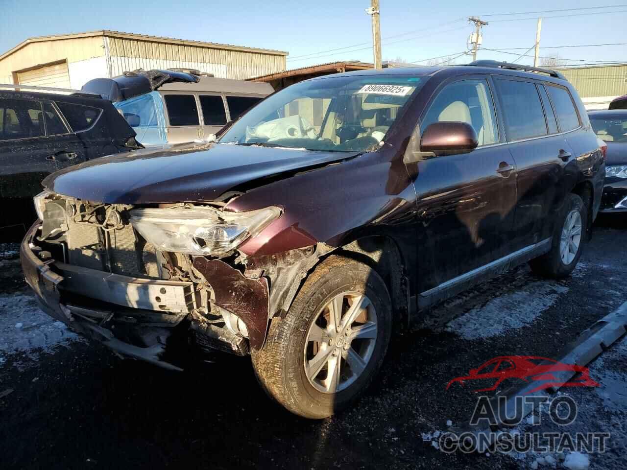 TOYOTA HIGHLANDER 2012 - 5TDBK3EH8CS100674