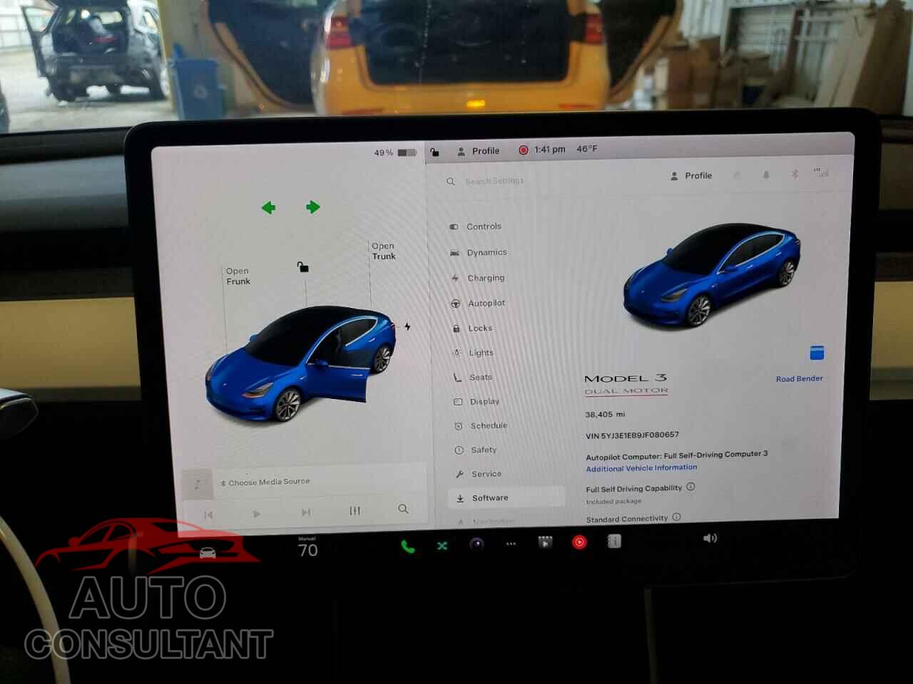 TESLA MODEL 3 2018 - 5YJ3E1EB9JF080657