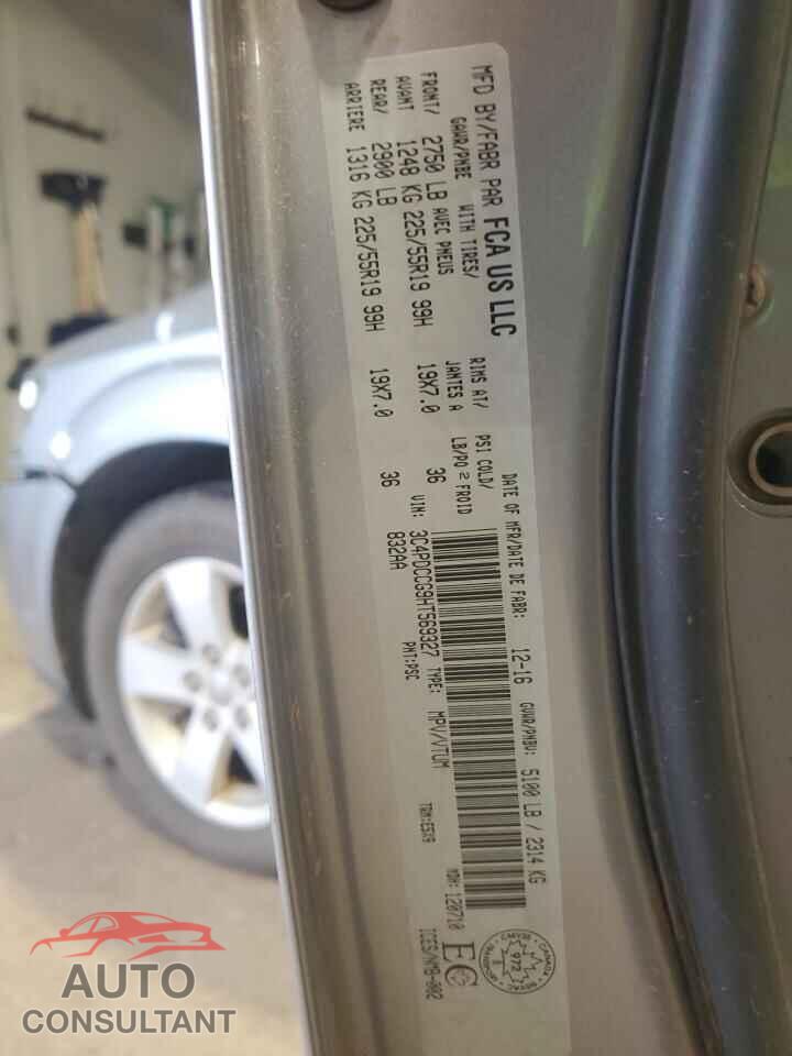 DODGE JOURNEY 2017 - 3C4PDCCG9HT569327
