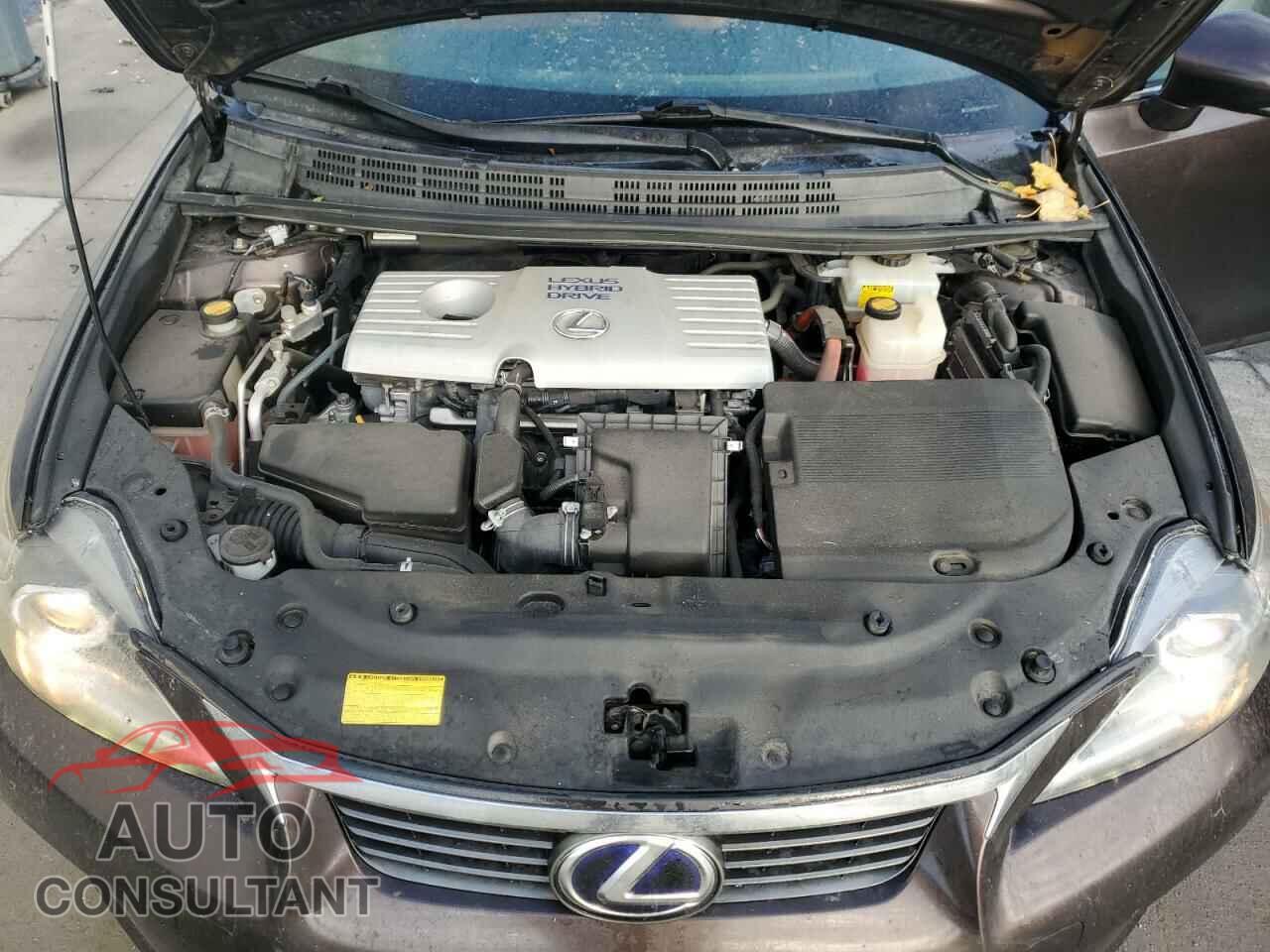LEXUS CT 200 2012 - JTHKD5BH1C2121981