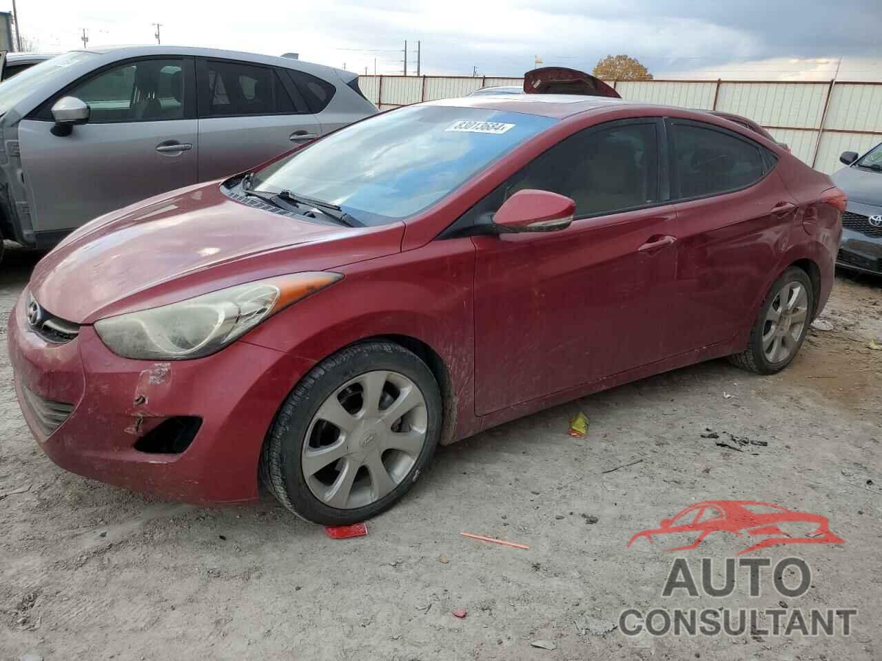 HYUNDAI ELANTRA 2012 - KMHDH4AE6CU343982