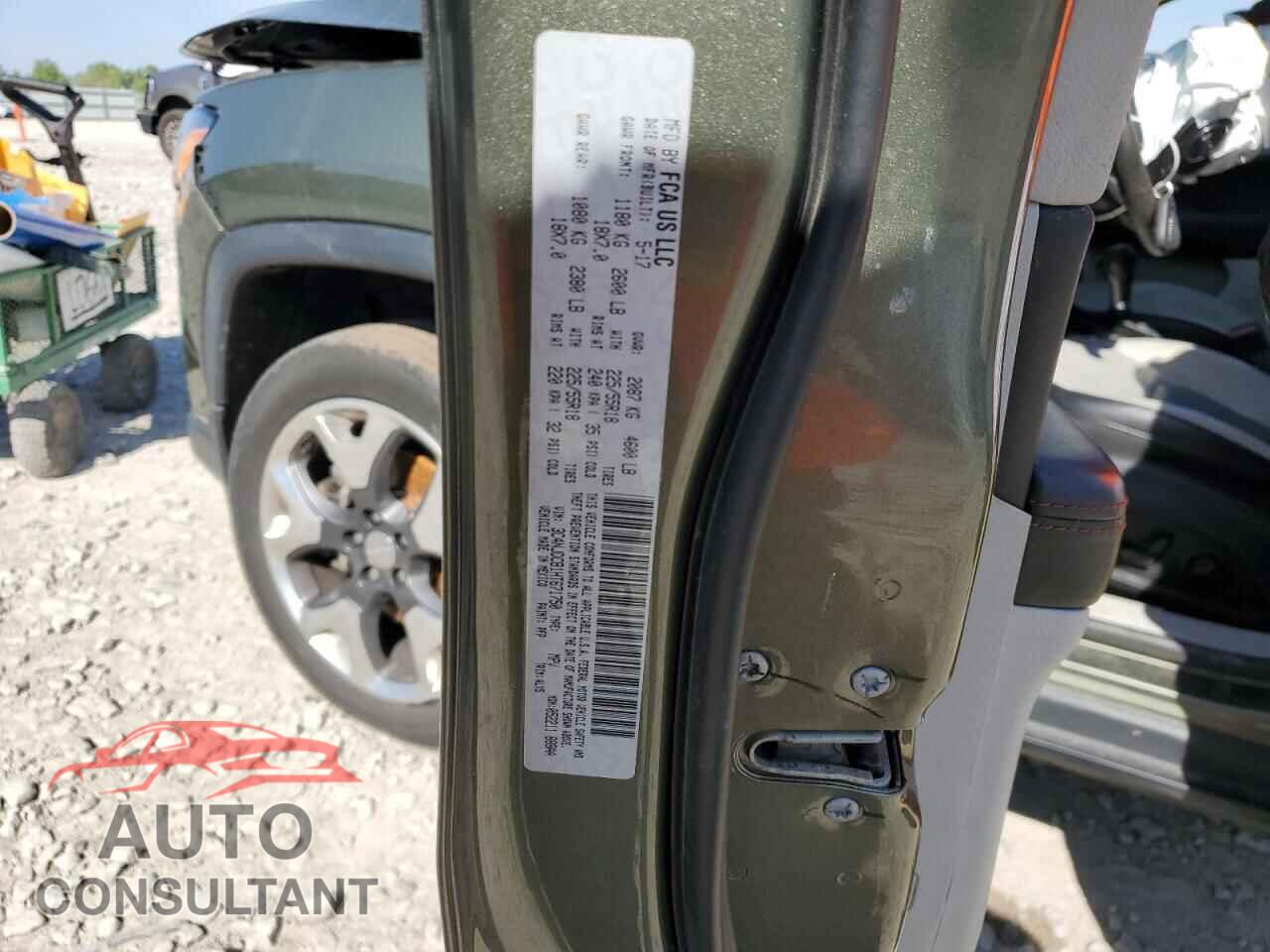 JEEP COMPASS 2017 - 3C4NJDCB1HT671750
