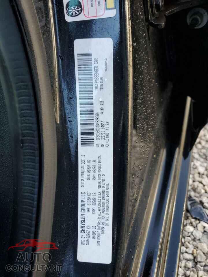 DODGE AVENGER 2013 - 1C3CDZCG1DN628564