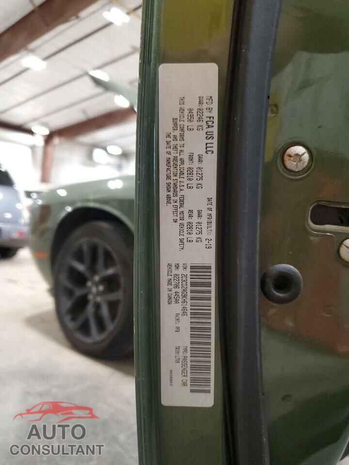 DODGE CHALLENGER 2019 - 2C3CDZAG9KH614646