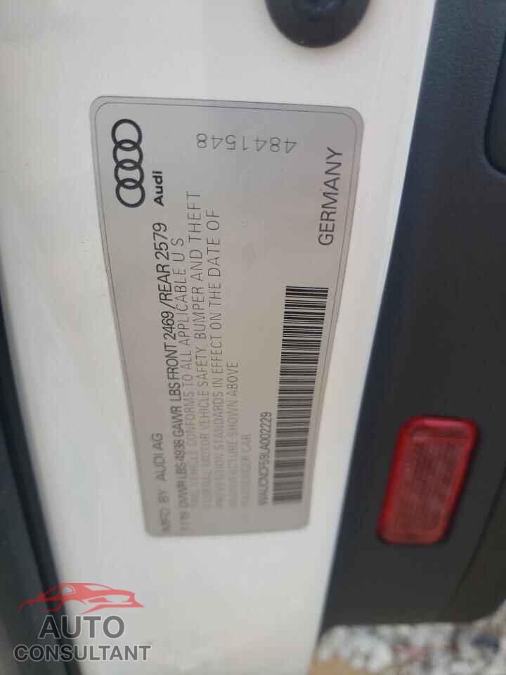 AUDI A5 2020 - WAUCNCF59LA002229