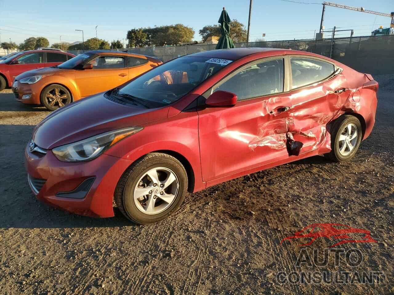 HYUNDAI ELANTRA 2014 - KMHDH4AE0EU203154