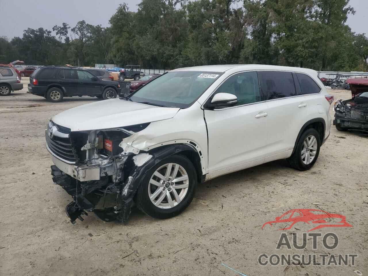 TOYOTA HIGHLANDER 2016 - 5TDZKRFH1GS172676