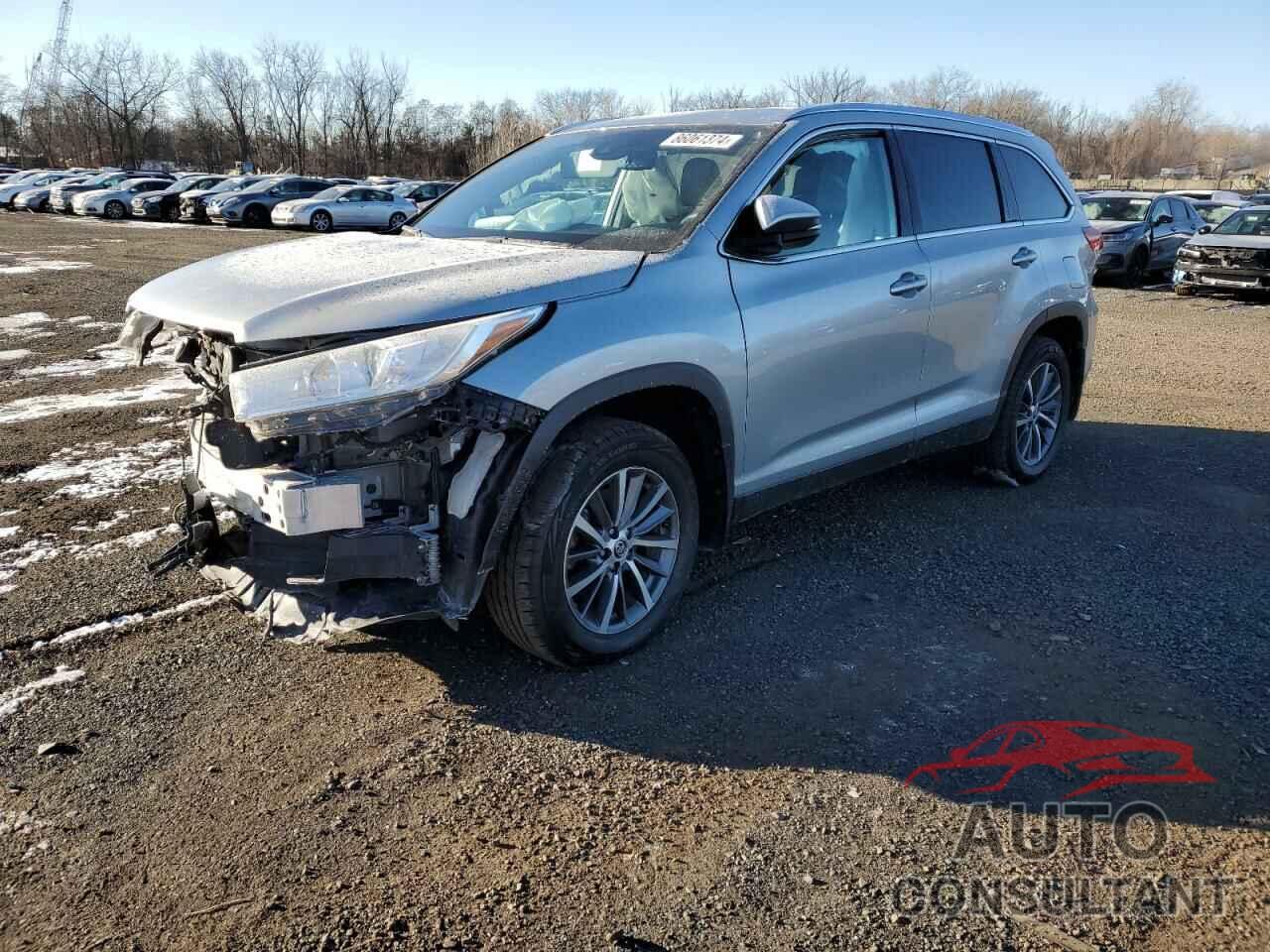 TOYOTA HIGHLANDER 2019 - 5TDJZRFH6KS592936