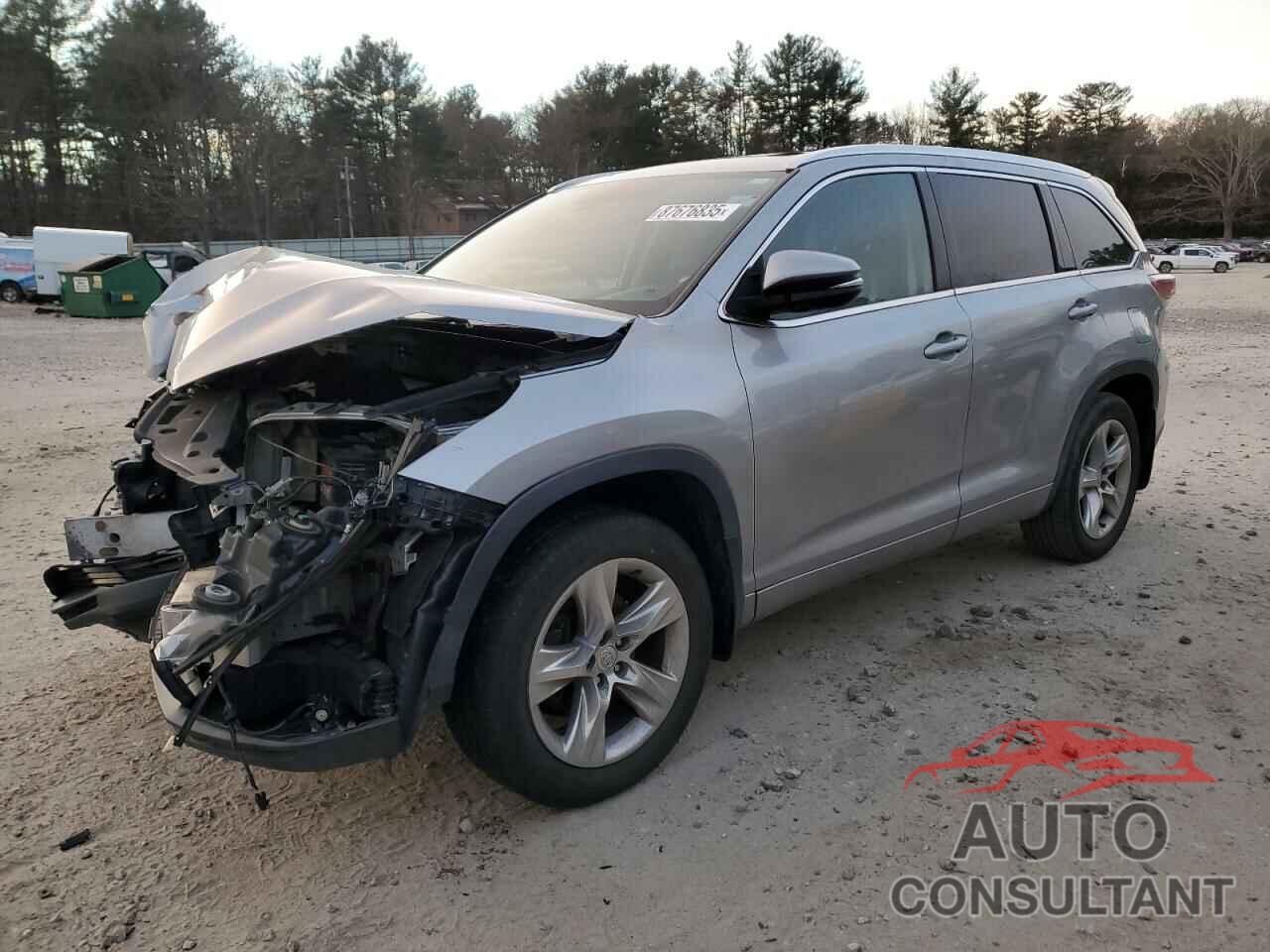 TOYOTA HIGHLANDER 2014 - 5TDDKRFH5ES017345