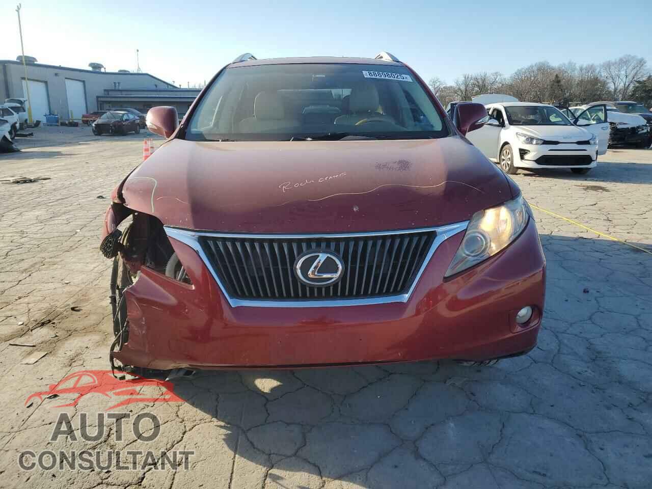 LEXUS RX350 2011 - 2T2BK1BA3BC084544