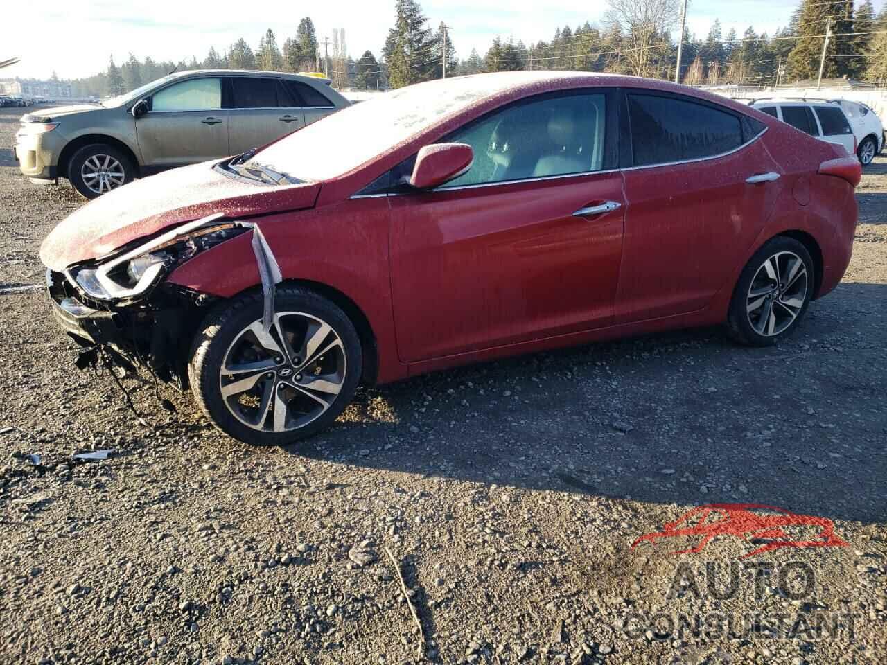 HYUNDAI ELANTRA 2016 - KMHDH4AE0GU647475