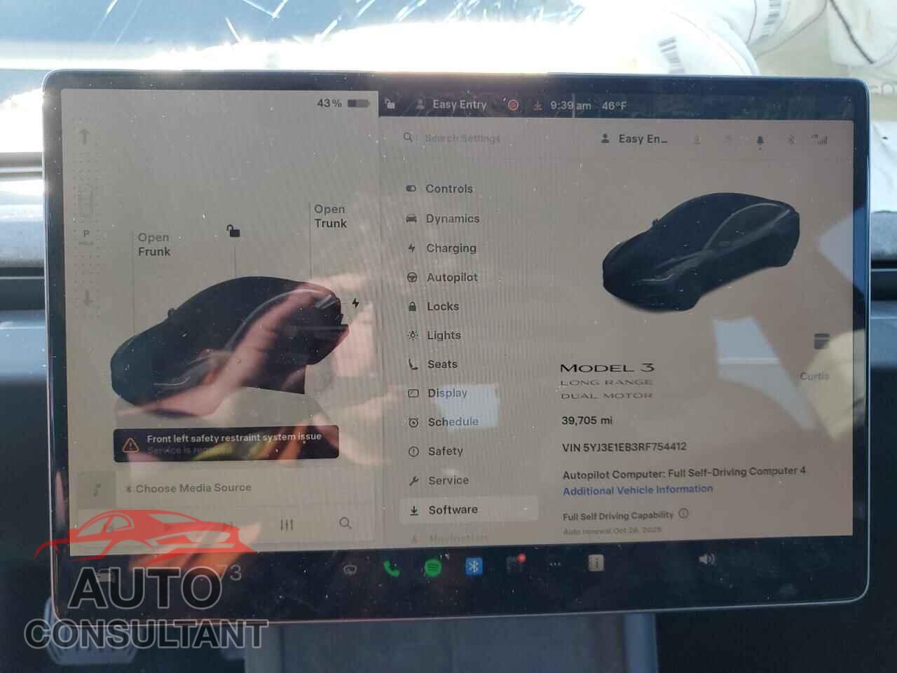 TESLA MODEL 3 2024 - 5YJ3E1EB3RF754412