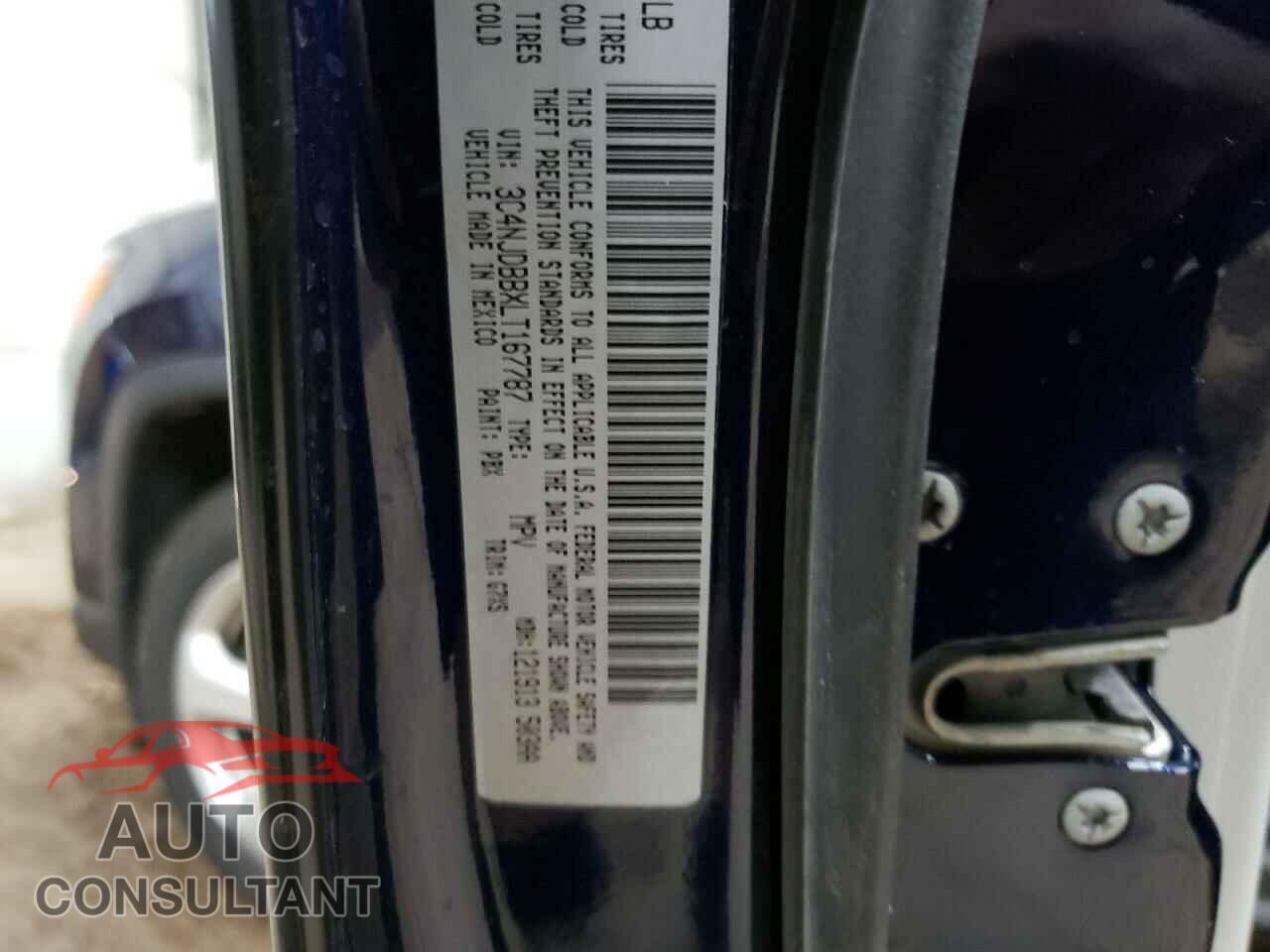 JEEP COMPASS 2020 - 3C4NJDBBXLT167787