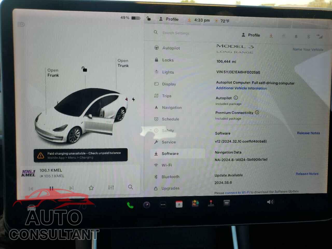 TESLA MODEL 3 2017 - 5YJ3E1EA6HF002595