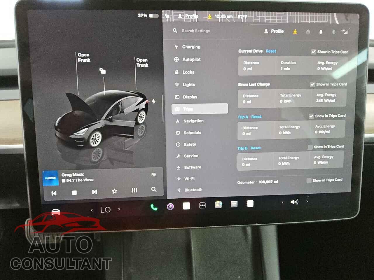 TESLA MODEL 3 2022 - 5YJ3E1EA5NF289701