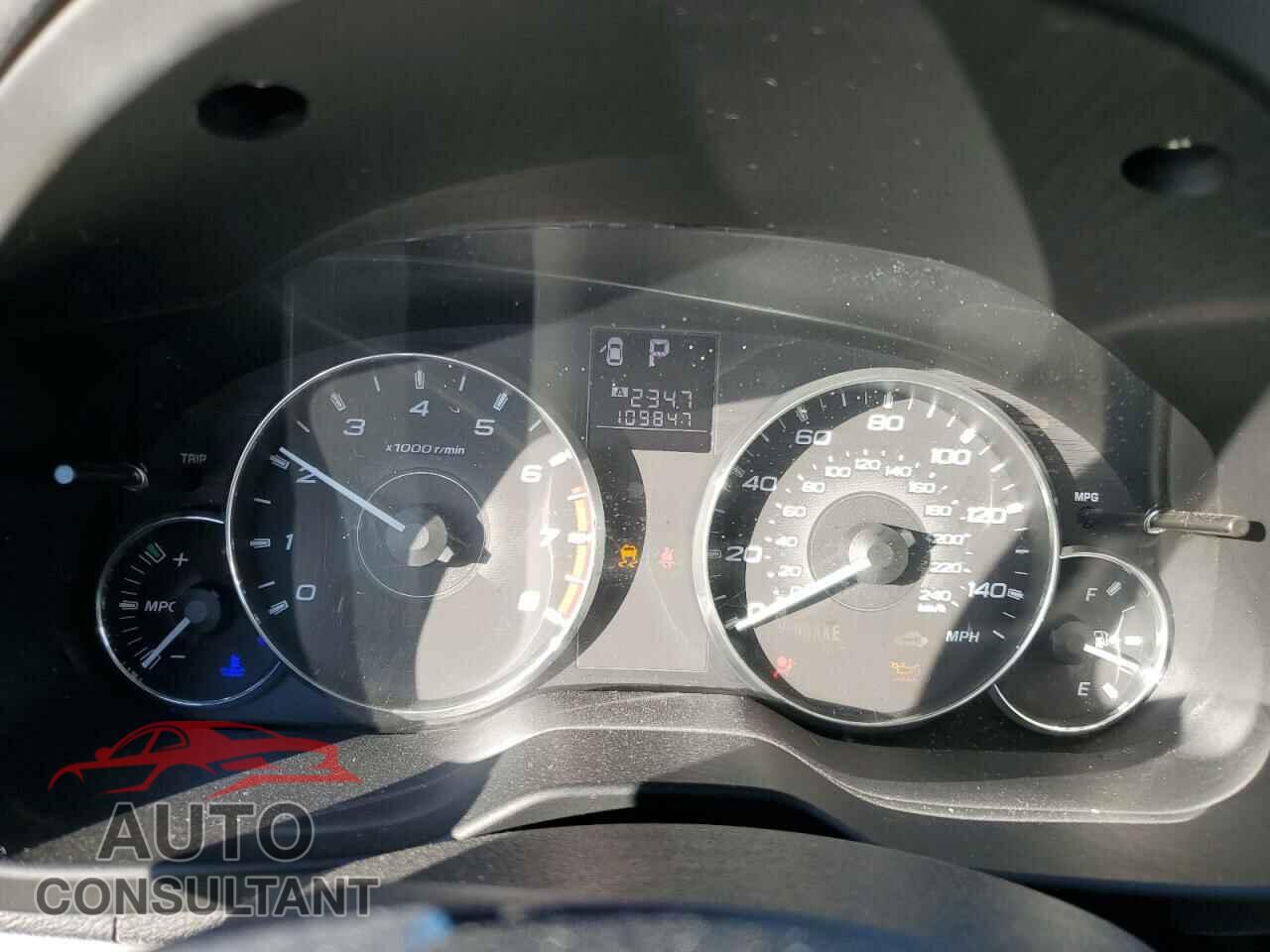 SUBARU OUTBACK 2012 - 4S4BRBCC8C3247393