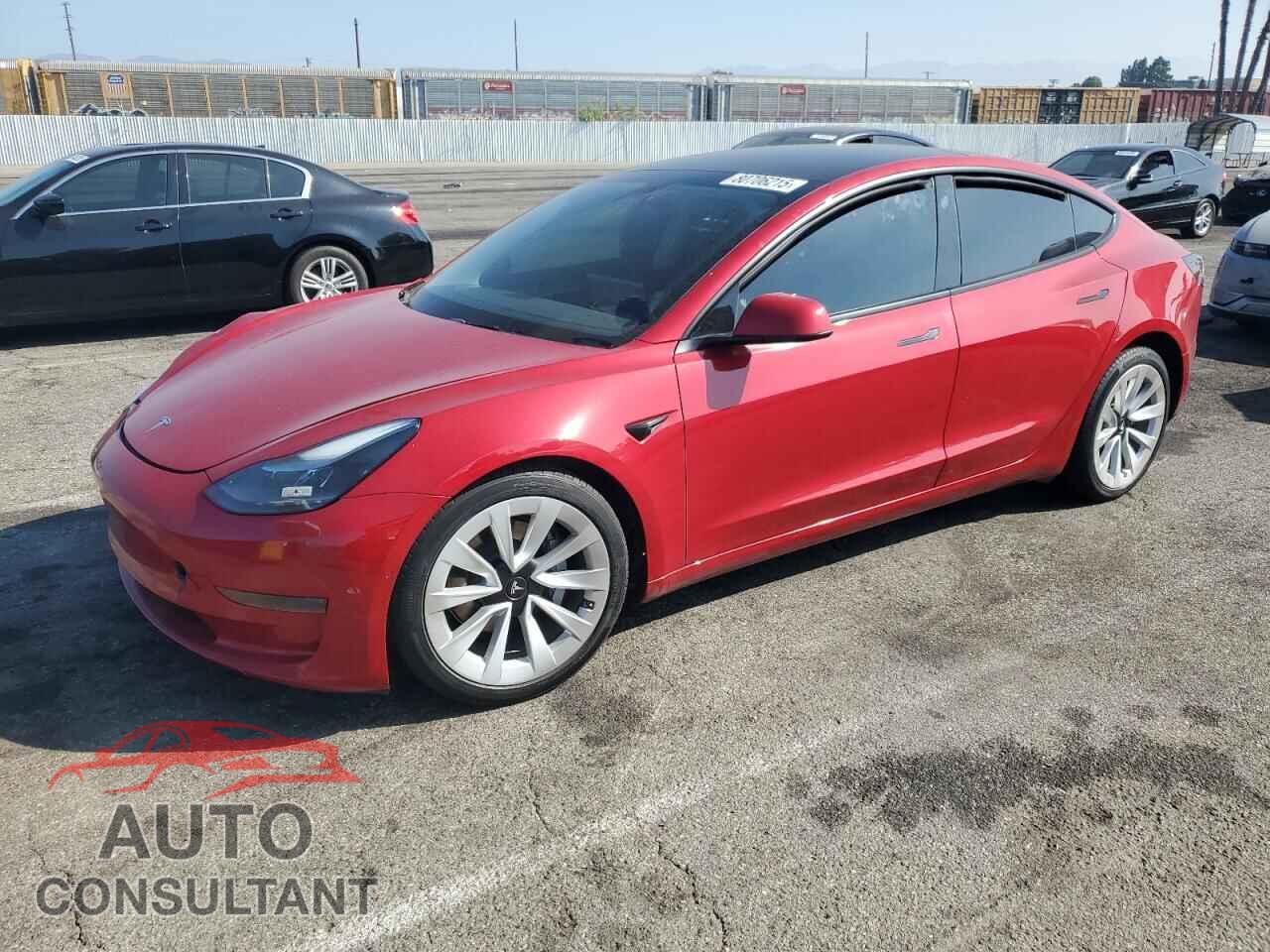 TESLA MODEL 3 2022 - 5YJ3E1EA2NF212574