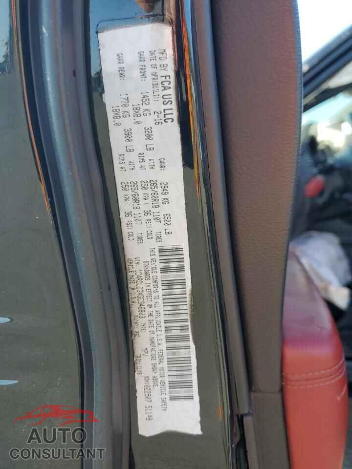 DODGE DURANGO 2021 - 1C4SDJCT1MC750701