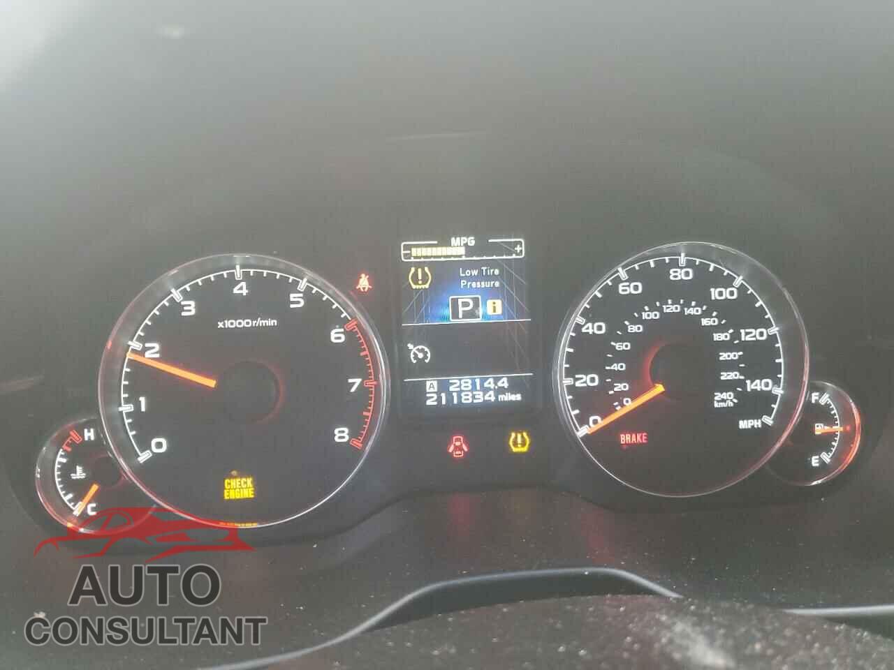 SUBARU OUTBACK 2013 - 4S4BRBKC5D3207971